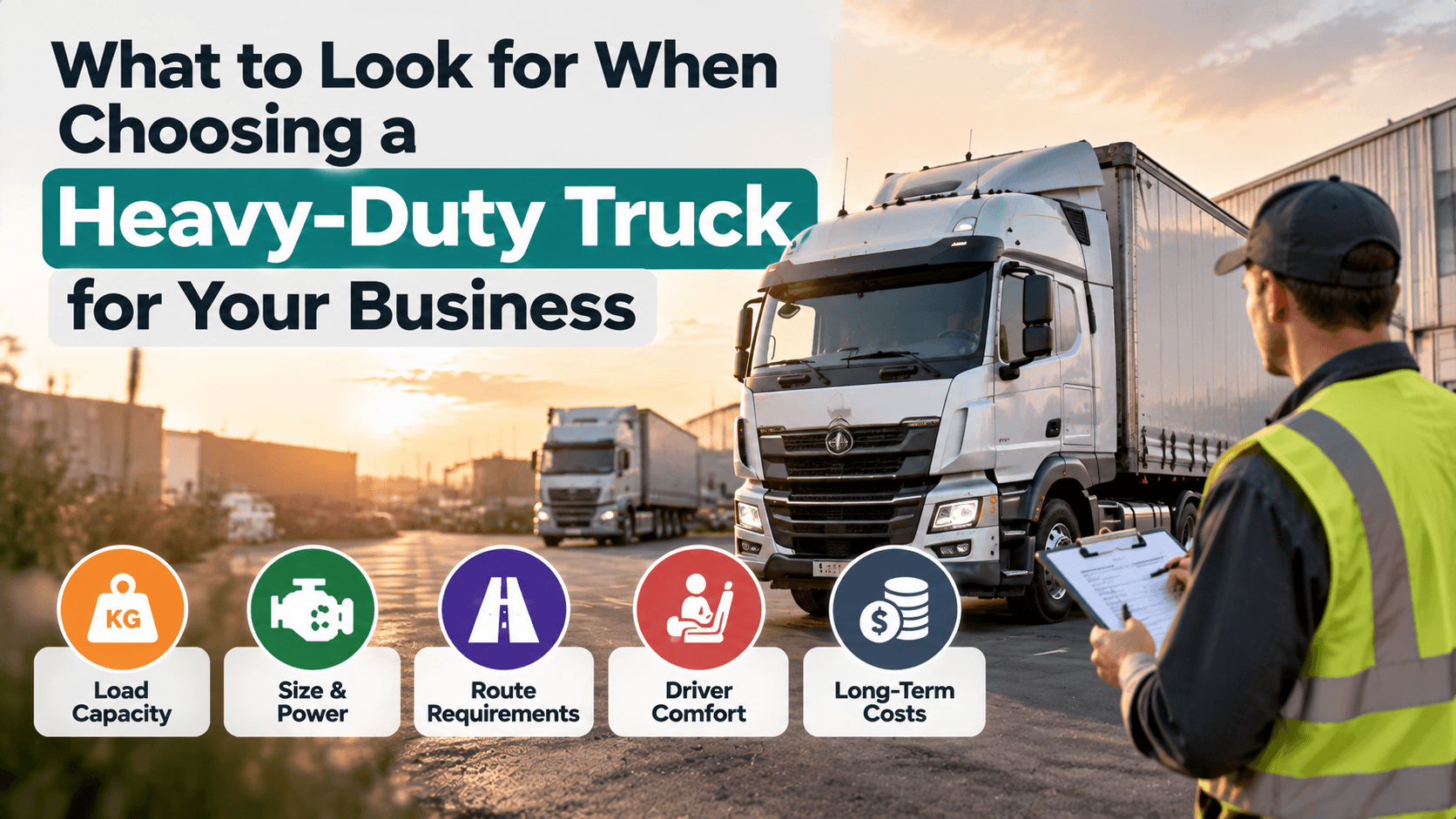 What to Look for When Choosing a Heavy-Duty Truck for Your Business
